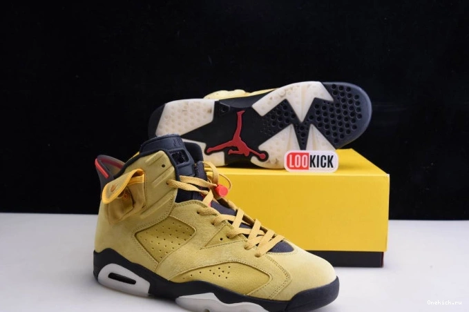 One Kick TRAVIS AIR SCOTT 6 JORDAN CN1084-300 YELLOW X 0708